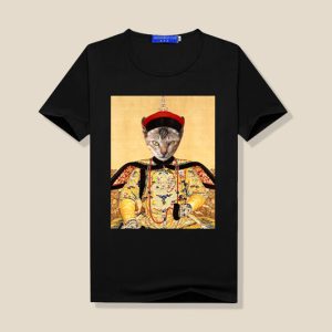 Custom Pet Photo Women T Shirt - Ancient Chinese Emperor