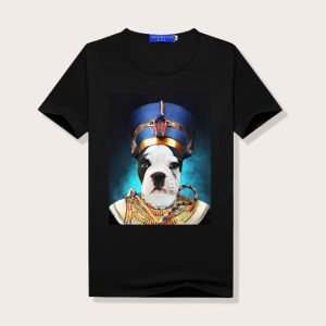 Queen Of Egypt Custom Pet Face Women T Shirt