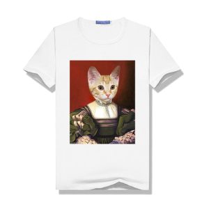 The Gentlewoman Pet Portrait Personalized Women T-Shirt