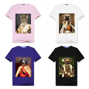 The King Personalized Pet Face Women's Tshirt