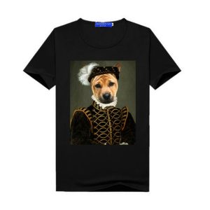 Noblewoman Pet Portrait Personalized Women T-Shirt